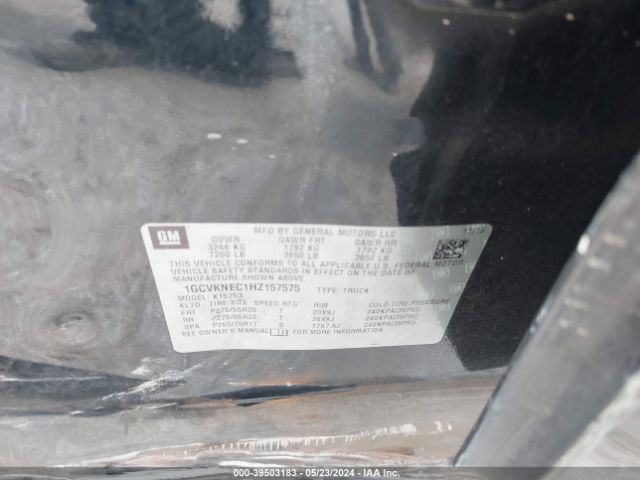 1GCVKNEC1HZ157575 Chevrolet Silverado 1500 Wt