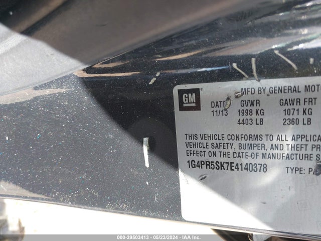 1G4PR5SK7E4140378 Buick Verano Convenience Group