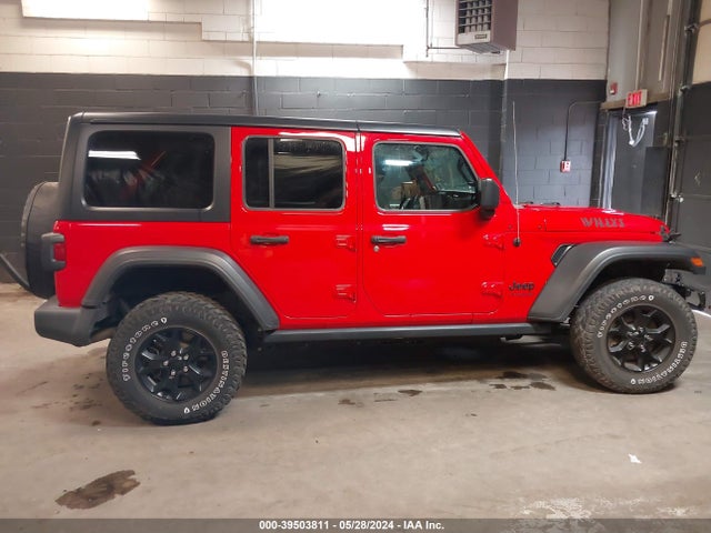 1C4HJXDN8MW609287 Jeep Wrangler Unlimited Willys 4x4
