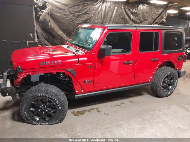 1C4HJXDN8MW609287 Jeep Wrangler Unlimited Willys 4x4