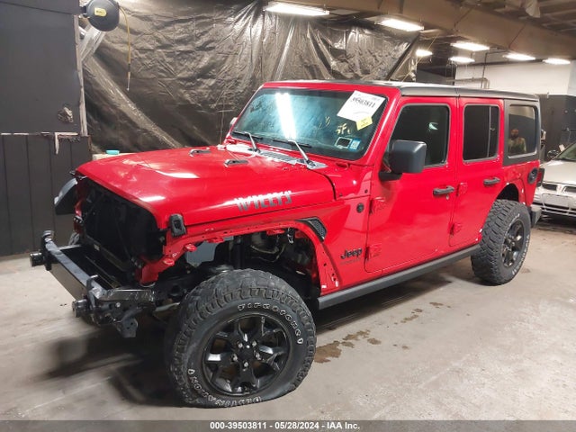 1C4HJXDN8MW609287 Jeep Wrangler Unlimited Willys 4x4