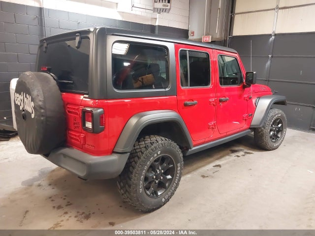 1C4HJXDN8MW609287 Jeep Wrangler Unlimited Willys 4x4