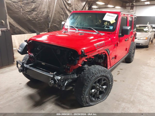 1C4HJXDN8MW609287 Jeep Wrangler Unlimited Willys 4x4