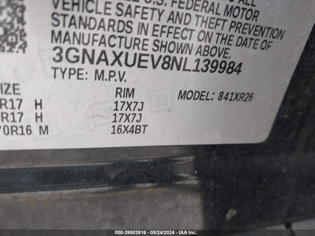 Chevrolet Equinox Awd Lt 2022 3GNAXUEV8NL139984 Image 9