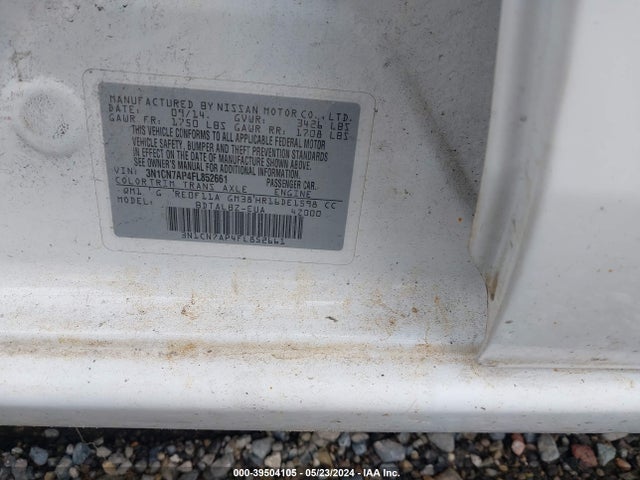 Nissan Versa 1.6 Sv 2015 3N1CN7AP4FL852661 Image 9