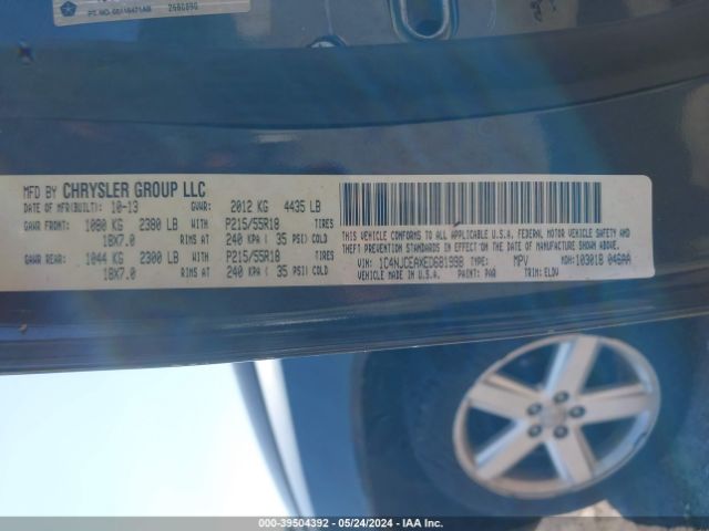 1C4NJCEAXED681998 Jeep Compass High Altitude