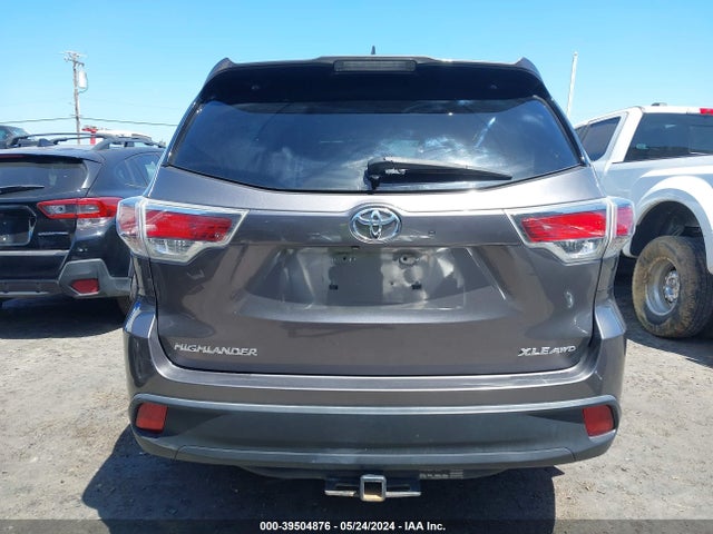 Toyota Highlander Xle V6 2015 5TDJKRFH8FS081996 Image 16