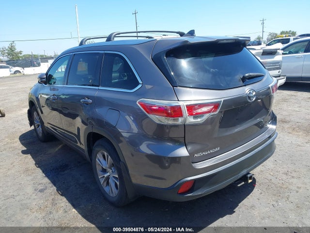 Toyota Highlander Xle V6 2015 5TDJKRFH8FS081996 Image 3