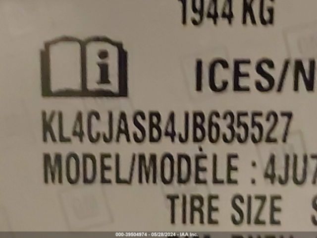 KL4CJASB4JB635527 Buick Encore Preferred