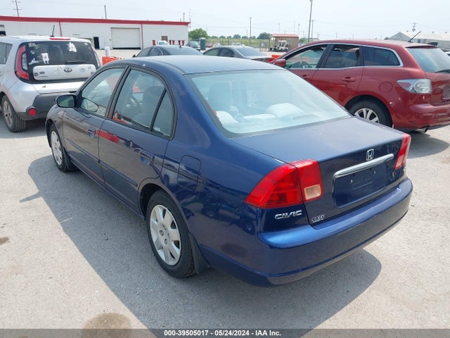 Продаж на аукціоні авто 2001 Honda Civic Ex, vin: 2HGES26761H602626, номер лоту: 39505017