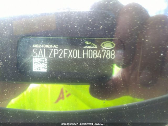 SALZP2FX0LH084788 Land Rover Range Rover Evoque Se