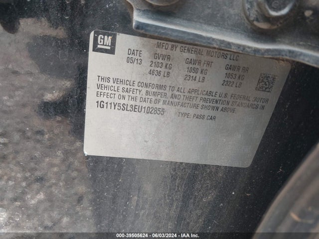 Chevrolet Impala 1ls 2014 1G11Y5SL3EU102855 Image 9