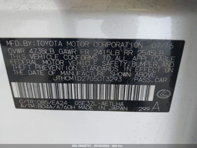 JTHCM1D27G5013293 Lexus IS 300
