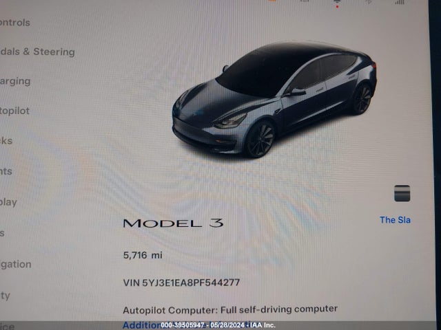 2023 TESLA MODEL 3 5YJ3E1EA8PF544277 Photo 6