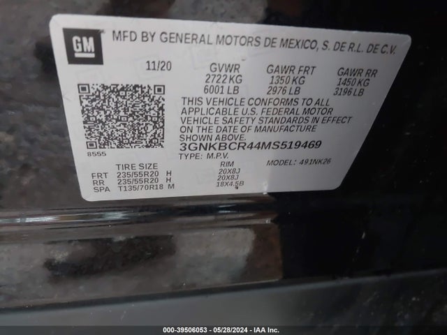 Chevrolet Blazer Fwd 2lt 2021 3GNKBCR44MS519469 Image 9