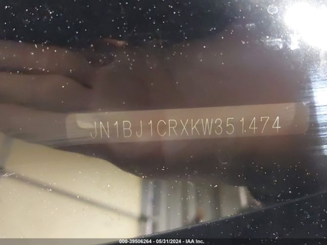 JN1BJ1CRXKW351474 Nissan Rogue Sport Sv