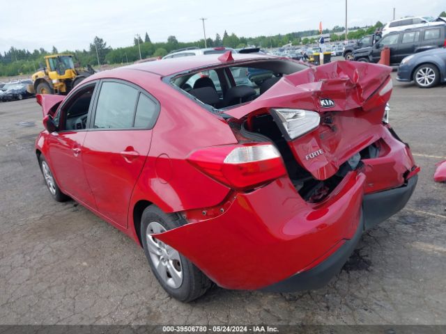 KNAFK4A66G5449627 KIA FORTE LX