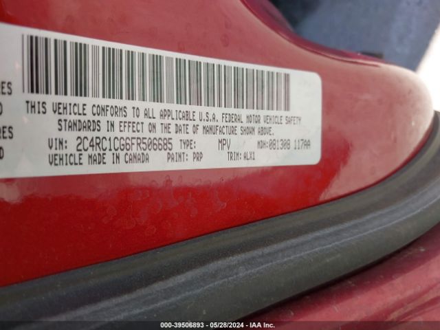 2C4RC1CG6FR506685 Chrysler Town & Country Touring-l