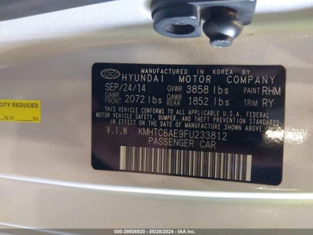 KMHTC6AE9FU233812 Hyundai Veloster Turbo