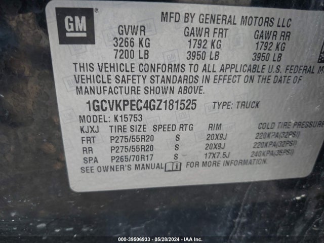 Chevrolet Silverado 1500 Custom 2016 1GCVKPEC4GZ181525 Image 9