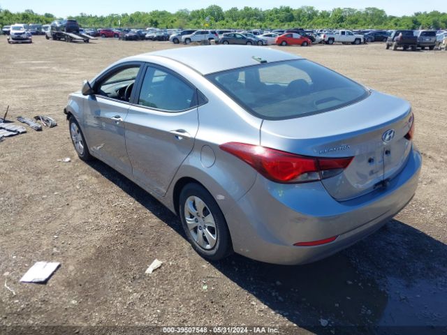 5NPDH4AEXGH762213 Hyundai ELANTRA SE