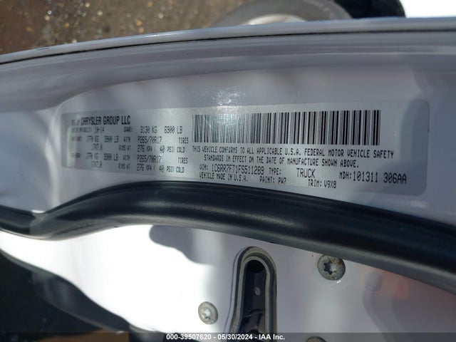 1C6RR7FT1FS511289 RAM 1500 Tradesman