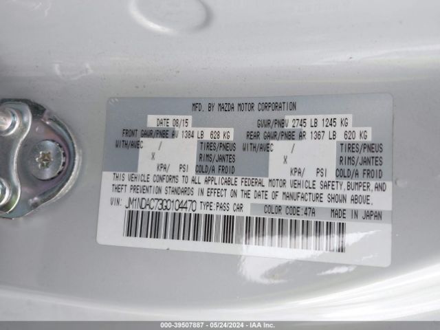 JM1NDAC73G0104470 Mazda Mx-5 Miata Club