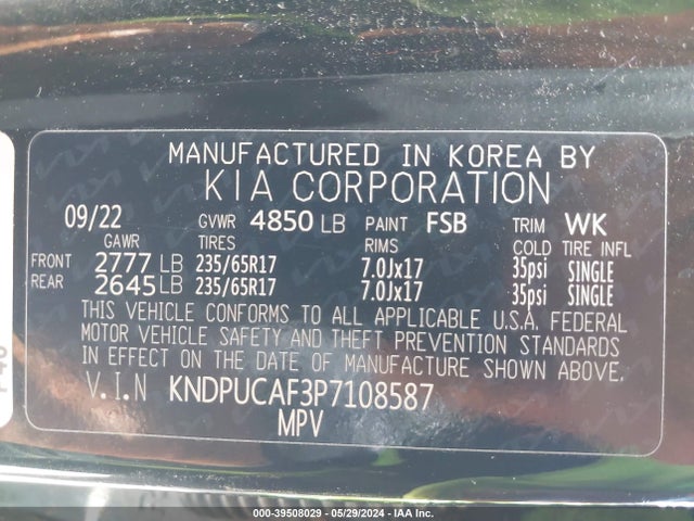 KIA Sportage Lx 2023 KNDPUCAF3P7108587 Image 9
