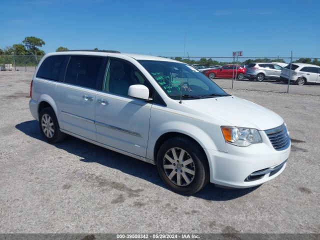 2016 Chrysler Town & Country Touring მანქანა იყიდება აუქციონზე, vin: 2C4RC1BG5GR291397, აუქციონის ნომერი: 39508342