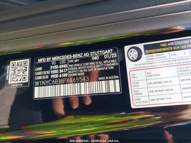 W1NYC6BJ8PX465543 Mercedes-Benz G 550 4matic
