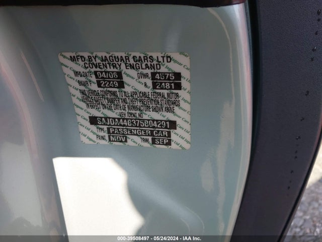 2007 JAGUAR XK SAJDA44B375B04291 Photo 8