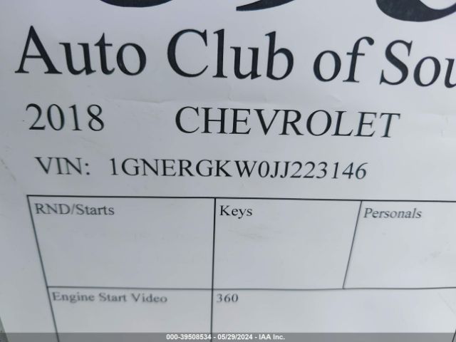 1GNERGKW0JJ223146 Chevrolet Traverse 1lt