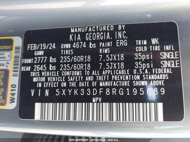 KIA Sportage Ex 2024 5XYK33DF8RG195689 Image 9