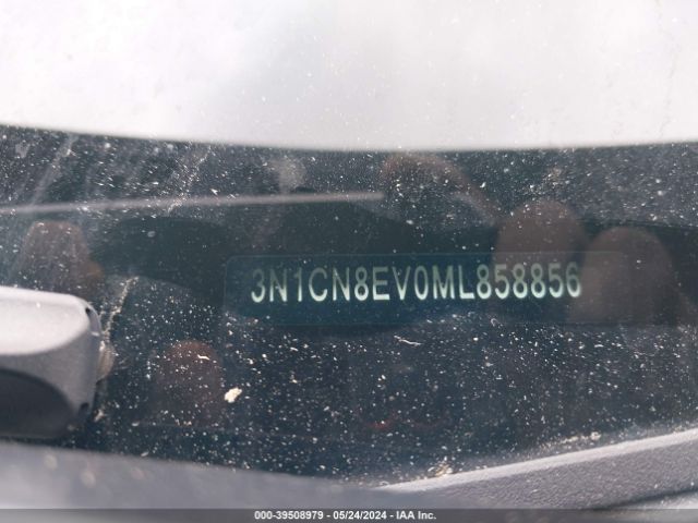 3N1CN8EV0ML858856 Nissan Versa Sv Xtronic Cvt
