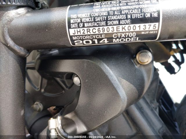 2014 HONDA CTX700 JH2RC6903EK001375 Photo 9
