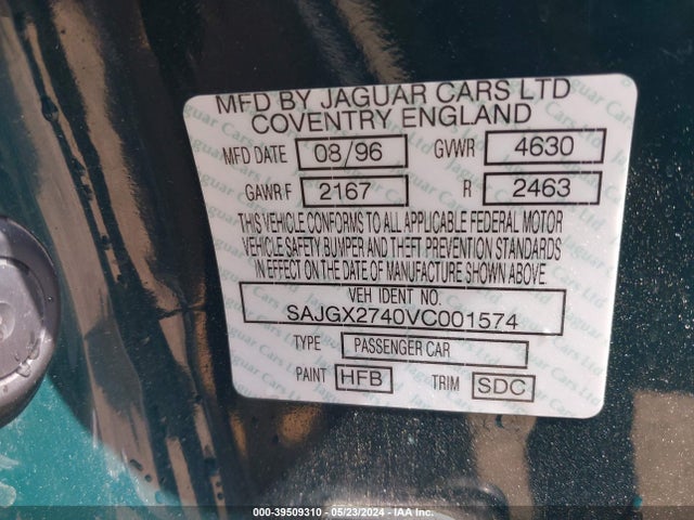 1997 JAGUAR XK8 SAJGX2740VC001574 Photo 8