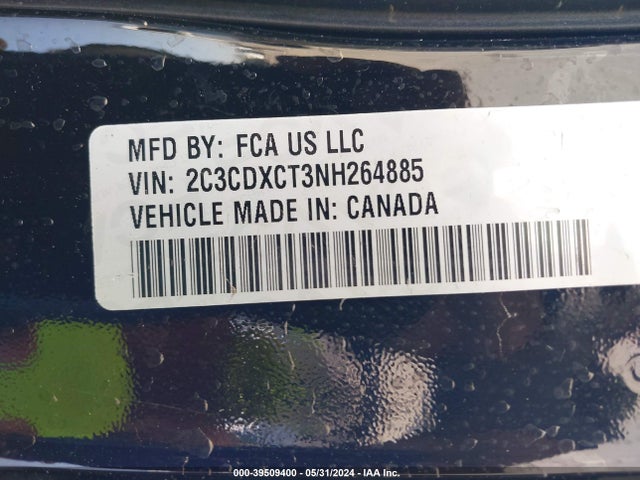 Dodge CHARGER R/T 2022 2C3CDXCT3NH264885 Image 9