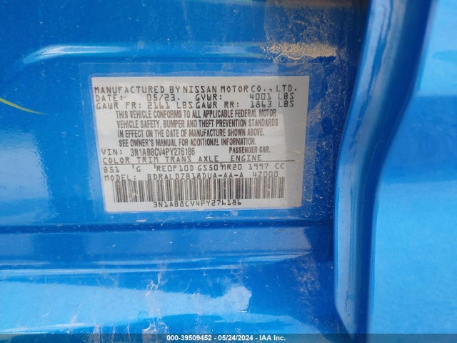Nissan Sentra Sv Xtronic Cvt 2023 3N1AB8CV4PY276186 Image 9