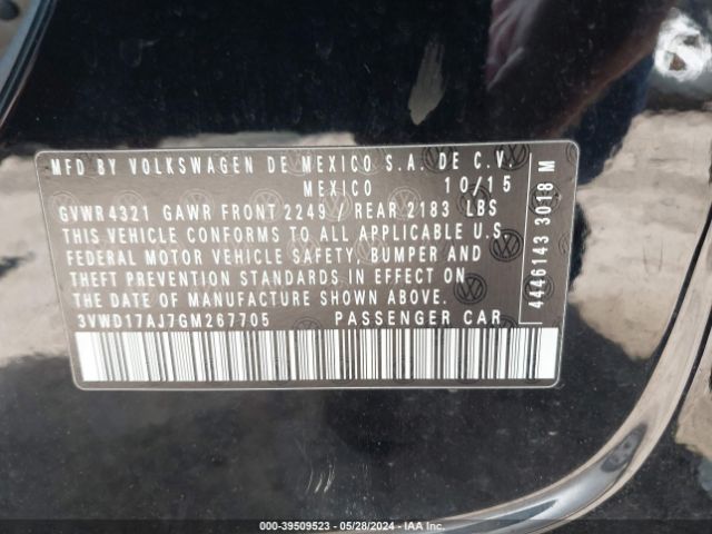 3VWD17AJ7GM267705 Volkswagen Jetta 1.8t Sport