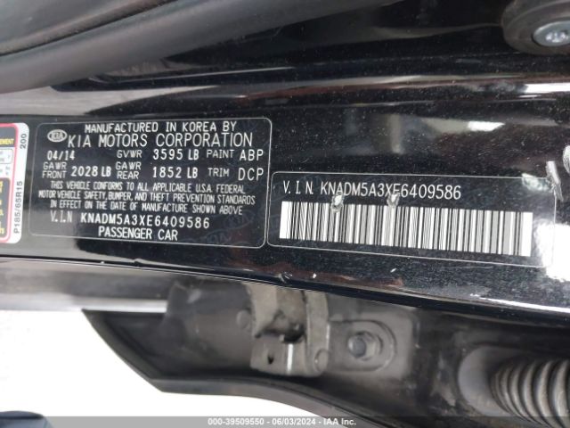 KNADM5A3XE6409586 KIA RIO LX