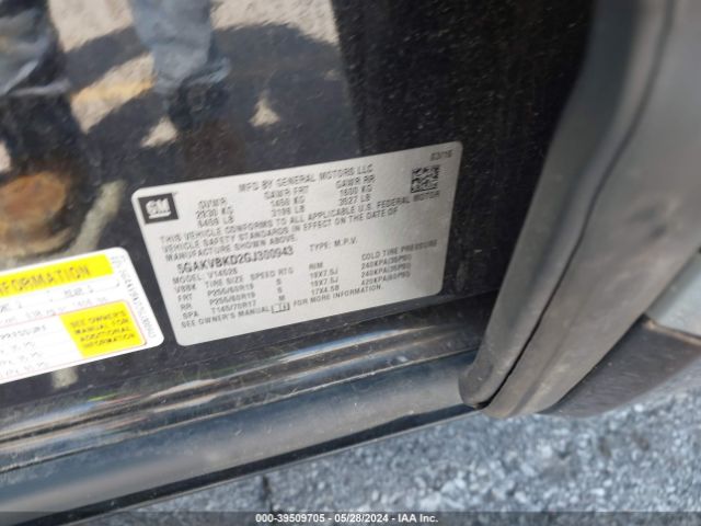 5GAKVBKD2GJ300943 Buick Enclave Leather