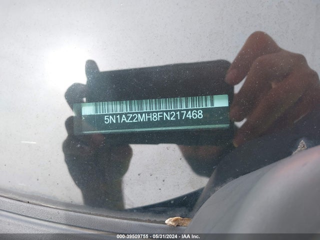 Nissan MURANO SL 2015 5N1AZ2MH8FN217468 Image 9