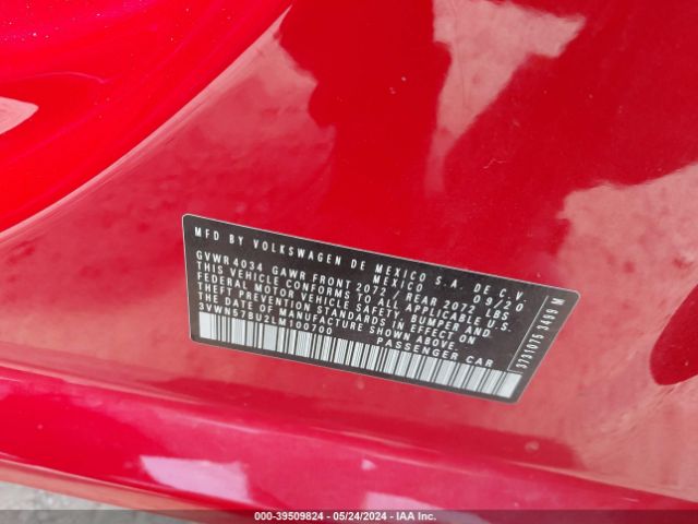 3VWN57BU2LM100700 Volkswagen Jetta 1.4t R-line/1.4t S