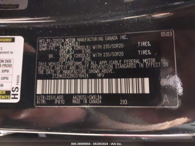 2T2HKCEZ2RC018424 Lexus Nx 350h Luxury