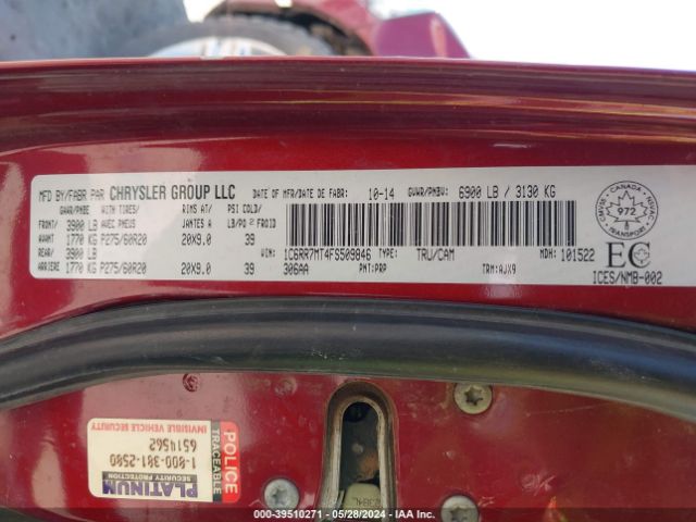 1C6RR7MT4FS509846 RAM 1500 Sport