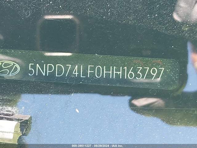 Hyundai ELANTRA SE 2017 5NPD74LF0HH163797 Image 9