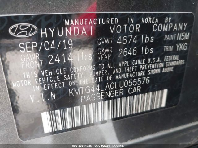 KMTG44LA0LU055576 Genesis G70 2.0t Rwd