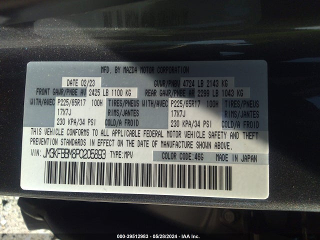 Mazda Cx-5 2.5 S Select 2023 JM3KFBBM8P0205893 Image 9