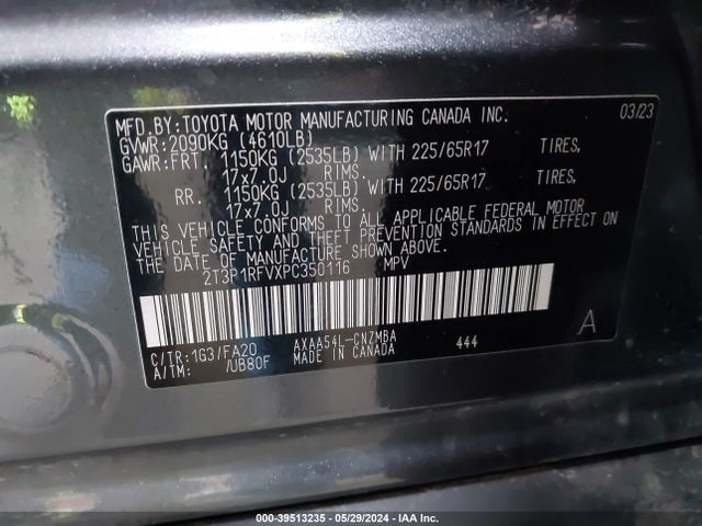 Toyota Rav4 Xle 2023 2T3P1RFVXPC350116 Image 9
