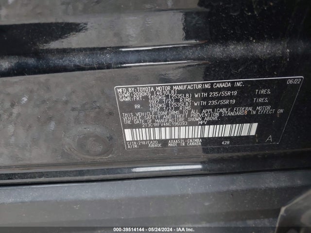 Toyota Rav4 Xle Premium 2022 2T3C1RFV4NC196093 Image 9